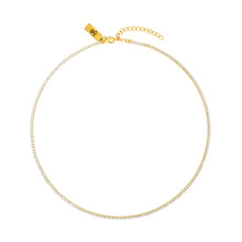 Load image into Gallery viewer, Diana Tennis Gold Classic Necklace
