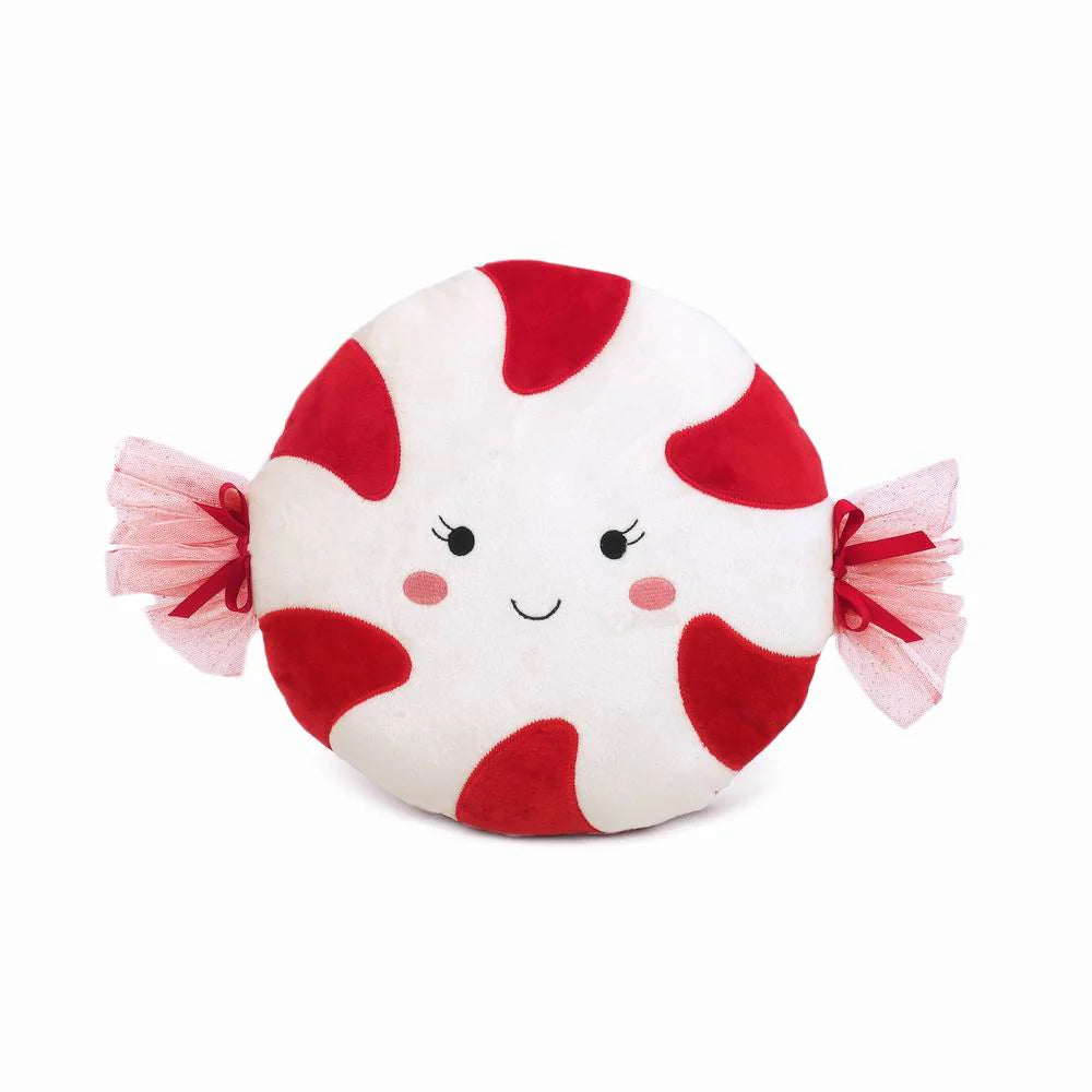 Peppermint Candy Plush Pillow Decor