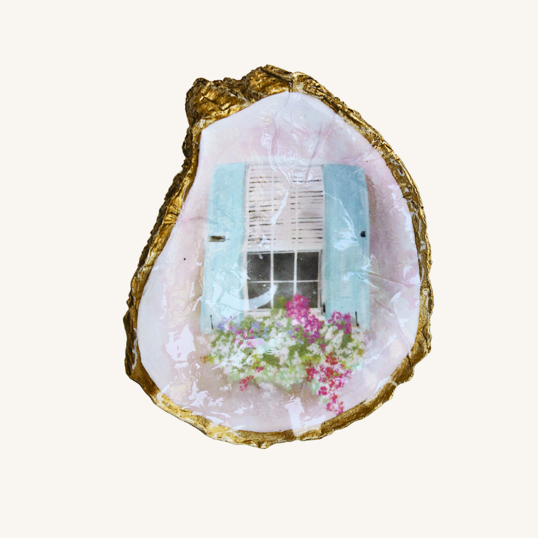 “Love Letter” Decoupage Oyster Dish