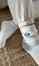 Load image into Gallery viewer, Mykonos Evil Eye High Socks
