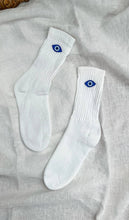 Load image into Gallery viewer, Mykonos Evil Eye High Socks
