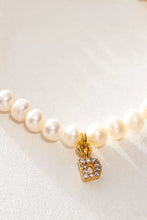 Load image into Gallery viewer, Pretty Little Pearl Initial Gold Bracelet
