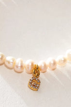 Load image into Gallery viewer, Pretty Little Pearl Initial Gold Bracelet
