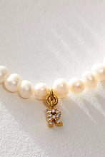 Load image into Gallery viewer, Pretty Little Pearl Initial Gold Bracelet
