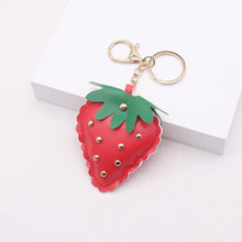 Load image into Gallery viewer, Pretty Little Strawberry Keychain/Bag Charm
