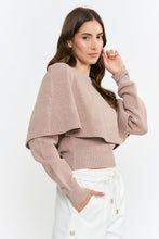 Load image into Gallery viewer, The Sonoma Cape Knit Sweater
