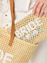 Load image into Gallery viewer, "Bride" Shell Zip Pouch
