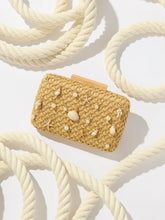 Load image into Gallery viewer, Oria Seashell Minaudière Clutch
