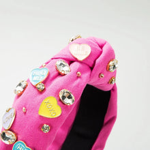 Load image into Gallery viewer, The Conversation Hearts Galentine&#39;s Headband
