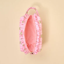 Load image into Gallery viewer, Oh So Fancy Pink Essentials Quilted Cosmetic Pouch
