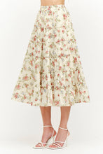 Load image into Gallery viewer, Brigitte Cream Floral Ruffle Set
