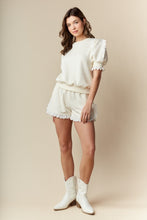 Load image into Gallery viewer, Pretty Little Eyelet Trim Quilted Set
