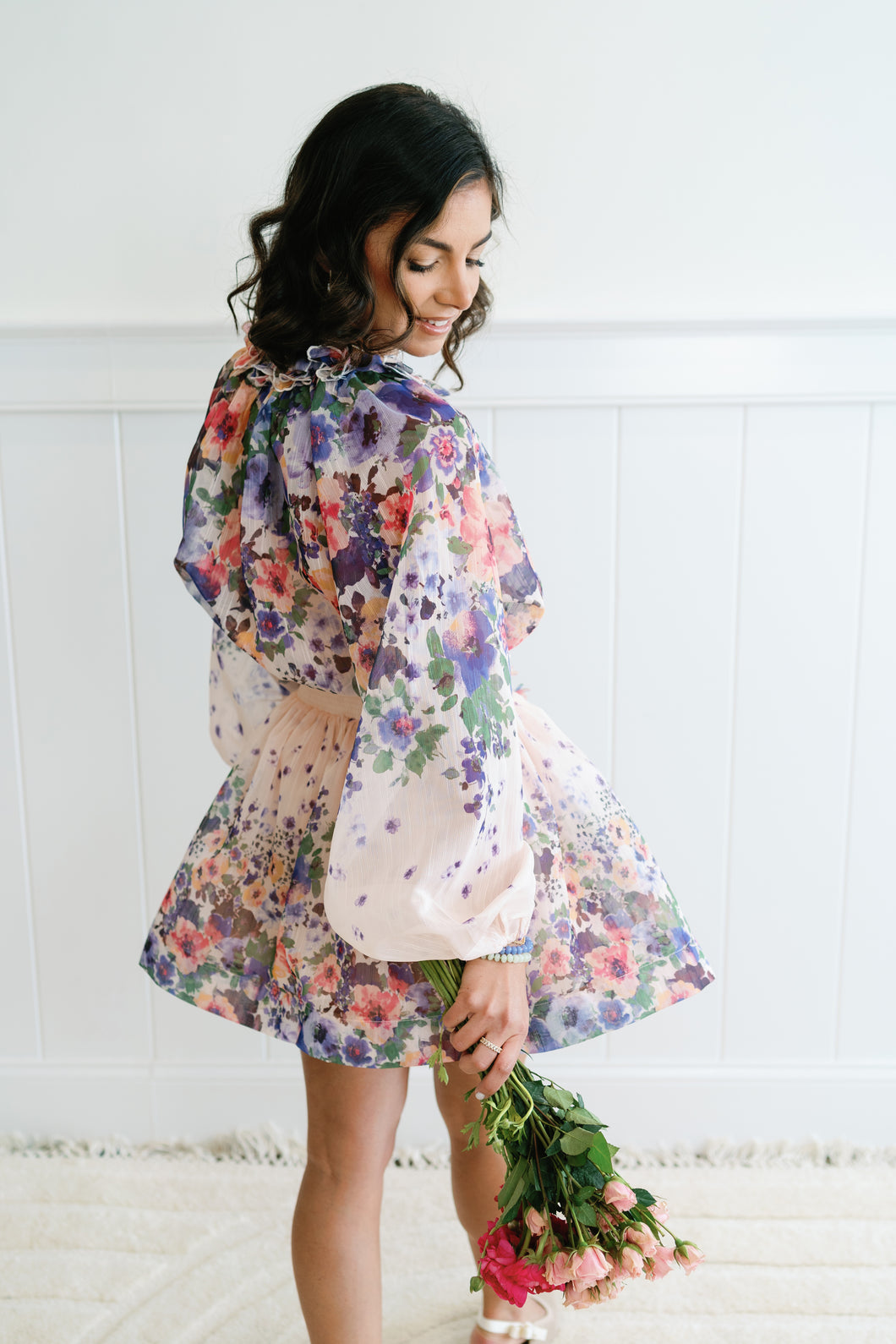 Garden Party Floral Printed Skirt