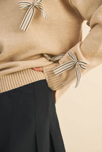 Load image into Gallery viewer, Pretty Little Striped Bow Sweater
