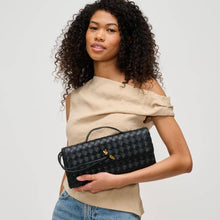 Load image into Gallery viewer, Ada Top Handle Woven East West Clutch Crossbody
