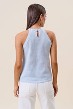 Load image into Gallery viewer, The Capri Shell Embellished Knit Halter Top
