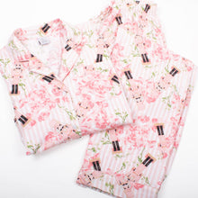 Load image into Gallery viewer, Nutcracker Rose Flannel PJ Set
