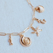 Load image into Gallery viewer, Coastal Seaside Charm Bracelet
