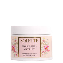 Load image into Gallery viewer, Pink Sea Salt + Water Lily Whipped Sugar Scrub

