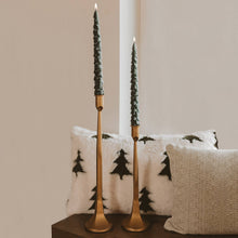Load image into Gallery viewer, Green Tree Taper Candles Set
