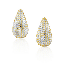 Load image into Gallery viewer, Celine Mini CZ Raindrop Earrings
