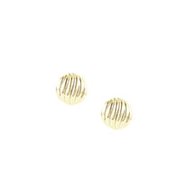 Load image into Gallery viewer, Eclipse Ball Gold Stud Earrings
