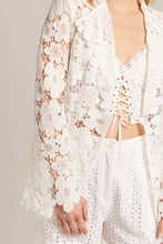 Load image into Gallery viewer, Floral Crochet Lace Blazer
