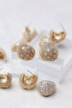 Load image into Gallery viewer, Pave Crystal Gumdrop Earrings
