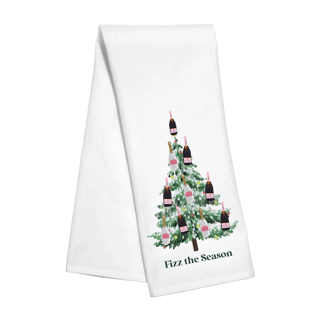 “Fizz the Season” Kitchen Towel