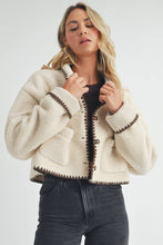 Load image into Gallery viewer, Cozy Cropped Sherpa Jacket
