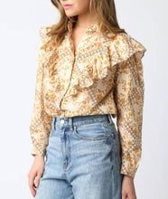 Load image into Gallery viewer, Belle Ruffled Long Sleeve Shirt

