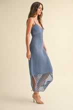 Load image into Gallery viewer, Blue Granite Resort Knit Dress
