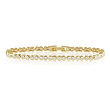 Load image into Gallery viewer, Bezel Tennis Bracelet
