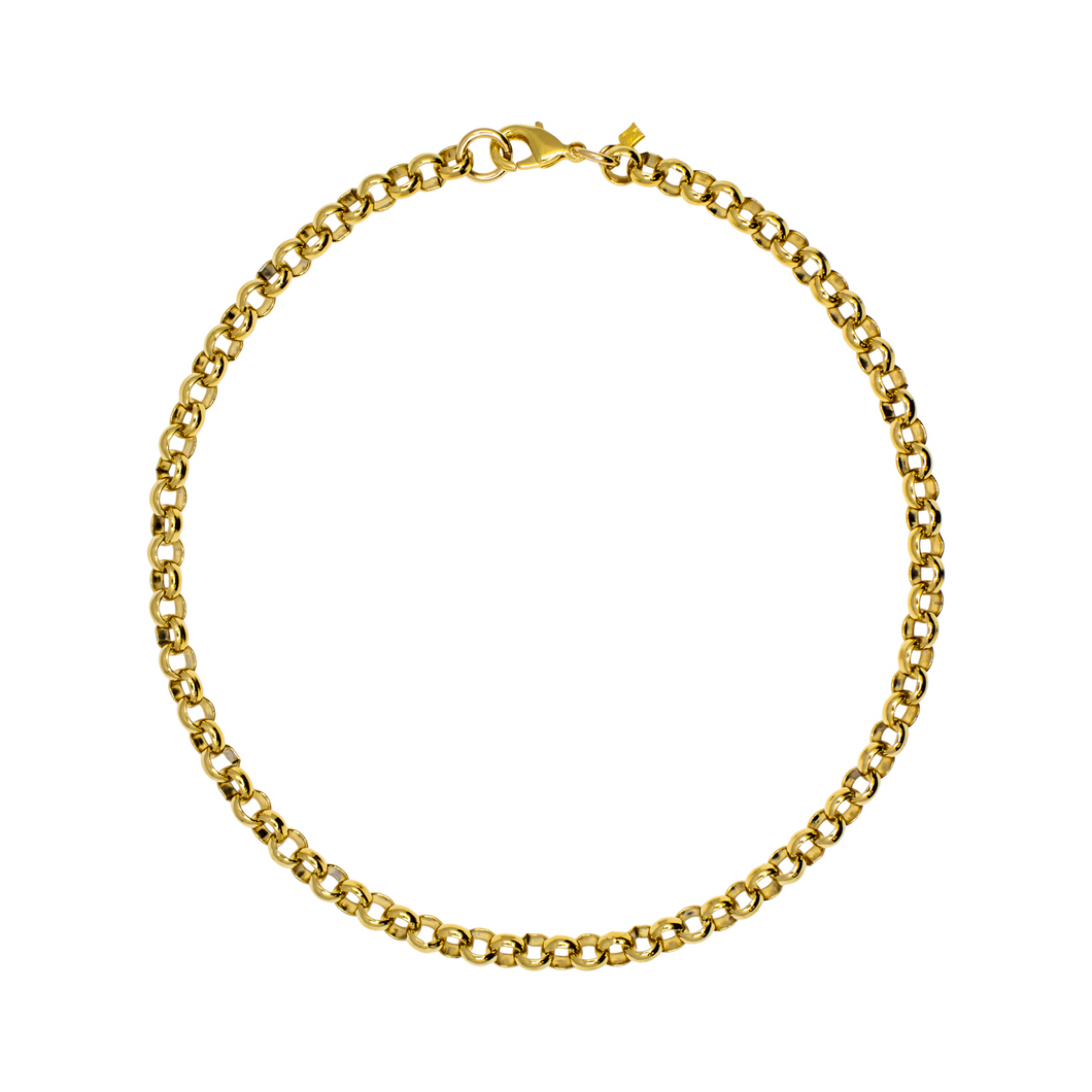 Rolo Chain Gold Necklace