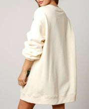 Load image into Gallery viewer, Christmas Cheers Cocktails Sweatshirt Dress

