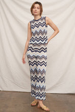 Load image into Gallery viewer, The Mykonos Waves Chevron Pattern Knit Pants
