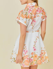 Load image into Gallery viewer, The Lyon Floral Print Waist Tie Mini Dress
