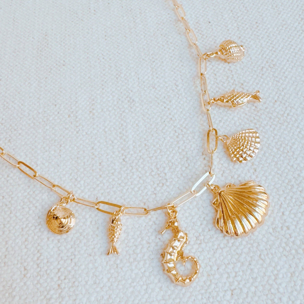 Coastal Seaside Charm Necklace