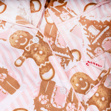 Load image into Gallery viewer, Gingerbread Martini Flannel PJ Set
