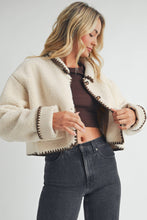 Load image into Gallery viewer, Cozy Cropped Sherpa Jacket
