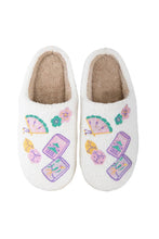 Load image into Gallery viewer, Mahjong Fuzzy Slippers
