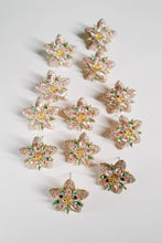 Load image into Gallery viewer, Lotus Bloom Crystal Statement Studs

