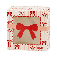 Load image into Gallery viewer, Red &amp; Pink Bows Cookie/Treat Box Set
