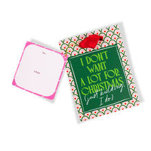 Load image into Gallery viewer, &quot;I Don&#39;t Want a Lot for Christmas&quot; Holiday Gift Bags
