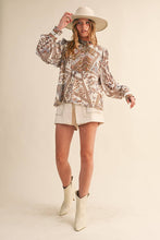 Load image into Gallery viewer, Patchwork Lace Trim Blouse Top
