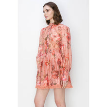 Load image into Gallery viewer, Floral Print Fringed Hemline Mini Skirt
