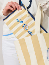 Load image into Gallery viewer, Shelly Striped Zip Pouch
