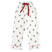 Load image into Gallery viewer, Satin Ruffle Velvet Tie PJ Set *PREORDER*
