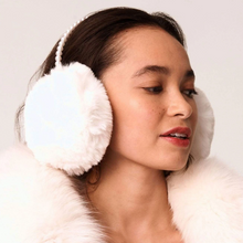 Load image into Gallery viewer, Faux Fur Statement Pearl Headband Earmuffs
