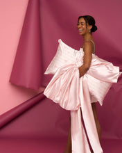 Load image into Gallery viewer, King Striped Bows Satin Pillowcase *PREORDER*
